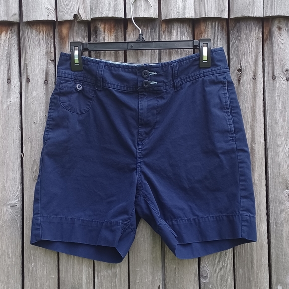 Navy Blue Cotton Straight Fit Slip-on Trouser main image 1